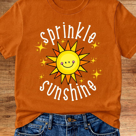 Sprinkle Sunshine 2 Teacher T-Shirt - teachngear