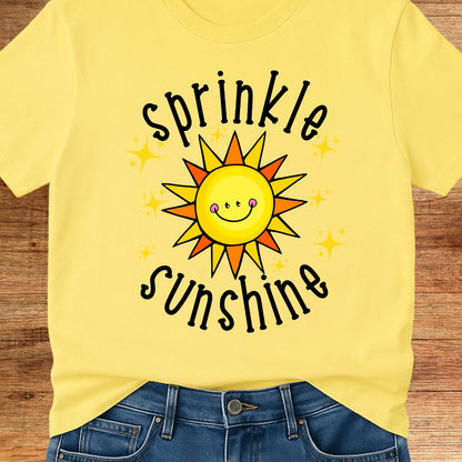 Sprinkle Sunshine 2 Teacher T-Shirt - teachngear