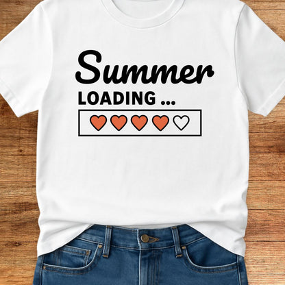 Summer Loading Teacher T-Shirt - teachngear