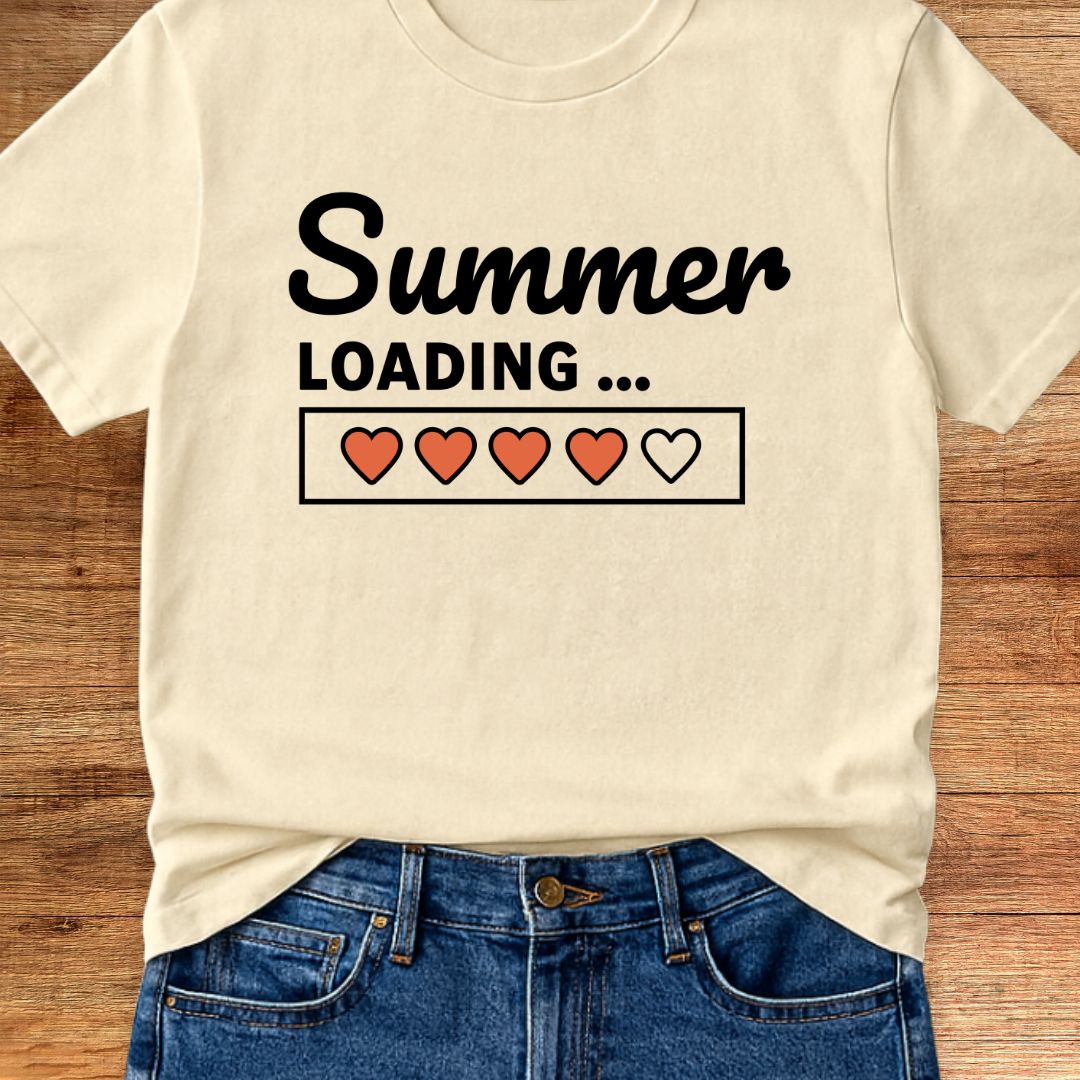 Summer Loading Teacher T-Shirt - teachngear