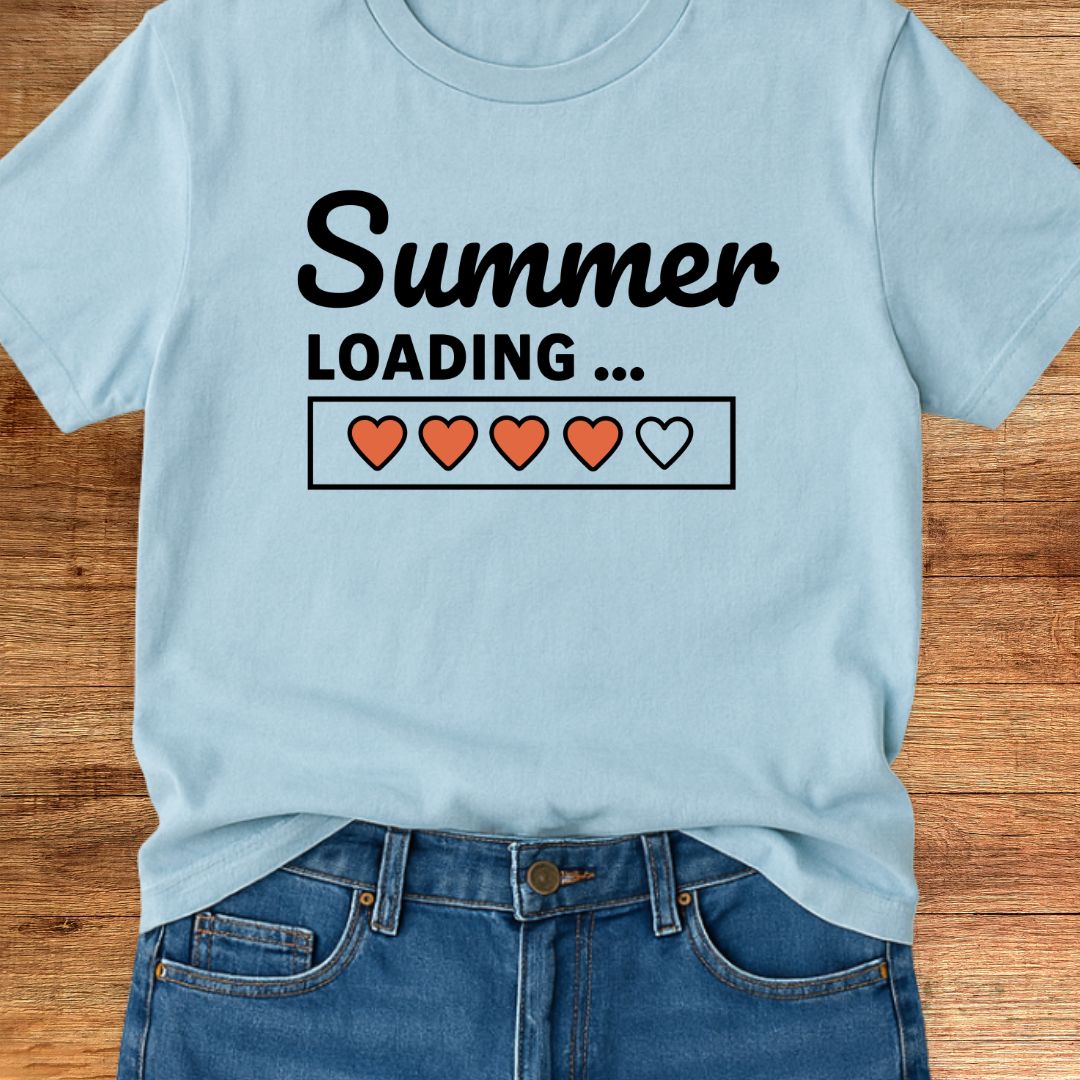 Summer Loading Teacher T-Shirt - teachngear