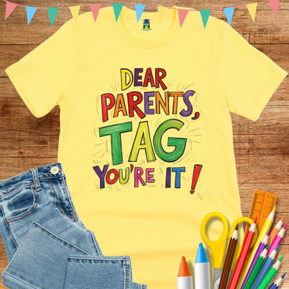 Tag You're It Teacher T-Shirt - teachngear