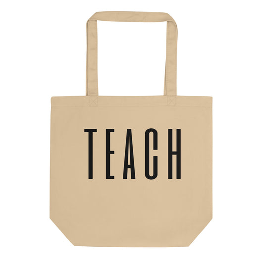 Tall Teach Cotton Eco Teacher Tote - teachngear