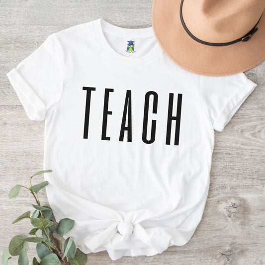 Tall Teach Teacher Shirt - teachngear