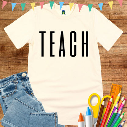 Tall Teach Teacher T-Shirt - teachngear