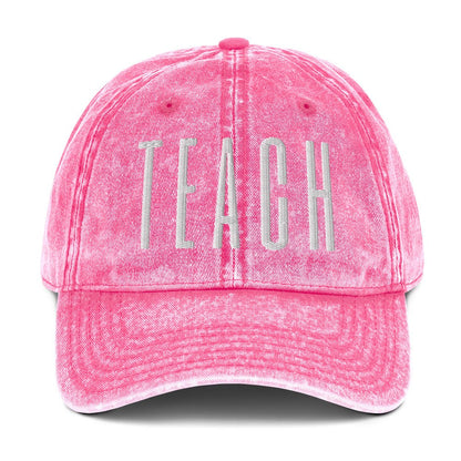 TEACH Embroidered Cotton Twill Cap - teachngear