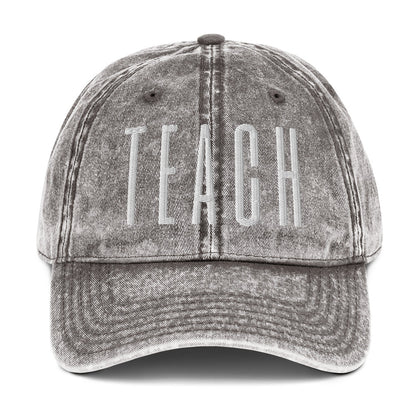 TEACH Embroidered Cotton Twill Cap - teachngear