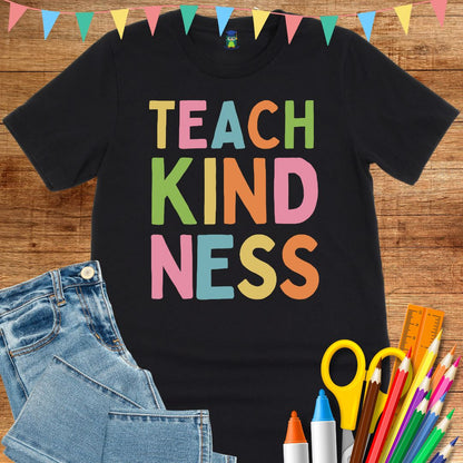 Teach Kindness Teacher T-Shirt - teachngear