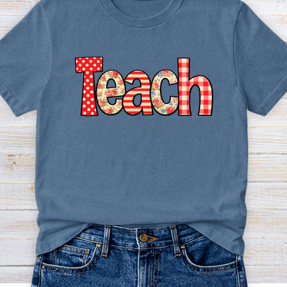 Teach Vintage Teacher T-Shirt - teachngear