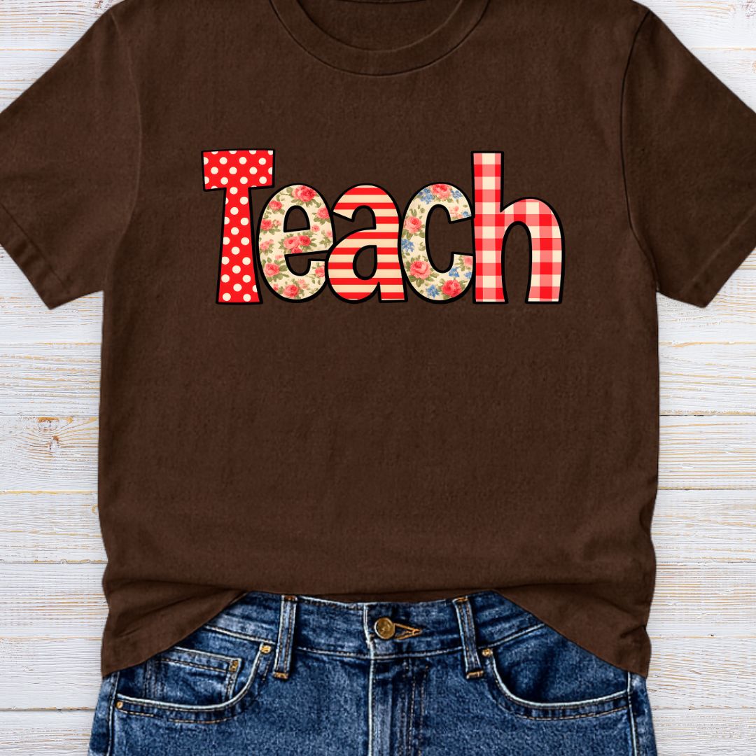 Teach Vintage Teacher T-Shirt - teachngear
