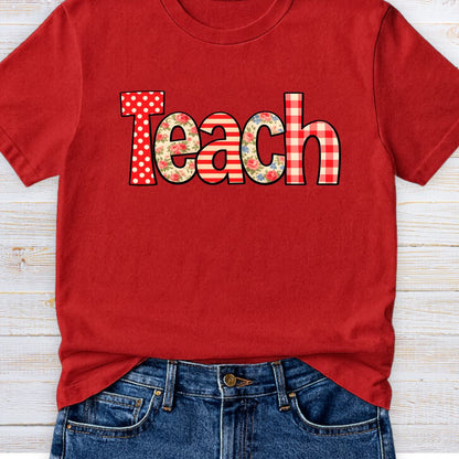 Teach Vintage Teacher T-Shirt - teachngear
