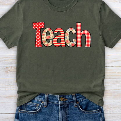 Teach Vintage Teacher T-Shirt - teachngear