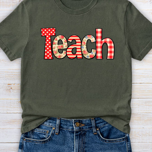 Teach Vintage Teacher T-Shirt - teachngear