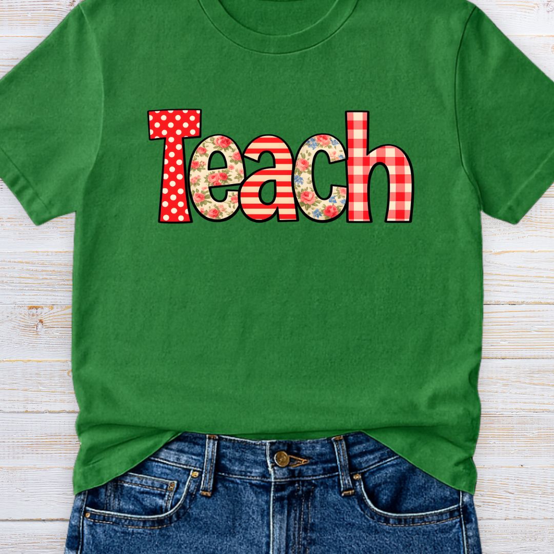 Teach Vintage Teacher T-Shirt - teachngear