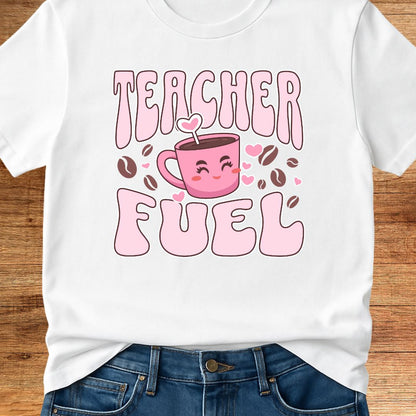Teacher Fuel Teacher T-Shirt - teachngear