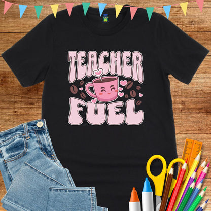 Teacher Fuel Teacher T-Shirt - teachngear