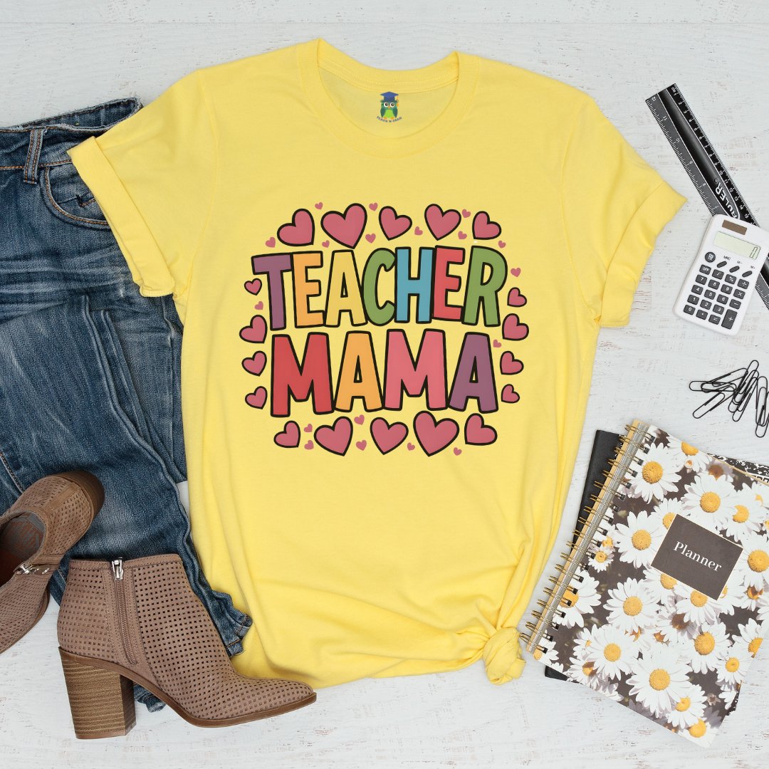 Teacher Mama Teacher Shirt - teachngear