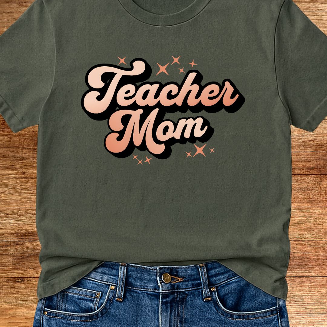 Teacher Mom Teacher T-Shirt - teachngear