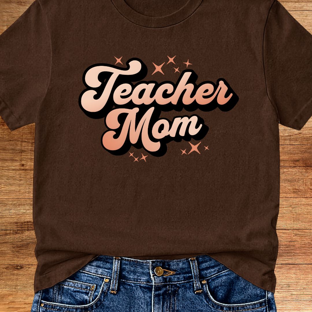 Teacher Mom Teacher T-Shirt - teachngear