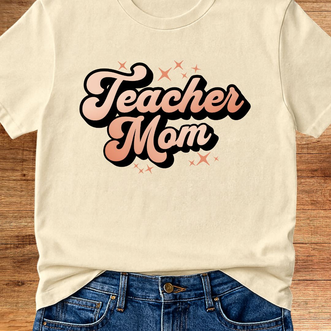 Teacher Mom Teacher T-Shirt - teachngear