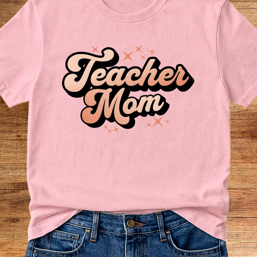Teacher Mom Teacher T-Shirt - teachngear