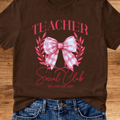 Teacher Social Club Teacher T-Shirt - teachngear