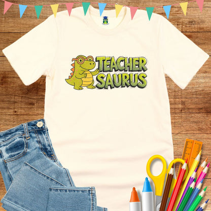 Teachersaurus Teacher T-Shirt - teachngear