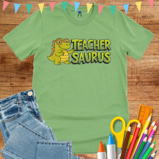 Teachersaurus Teacher T-Shirt - teachngear