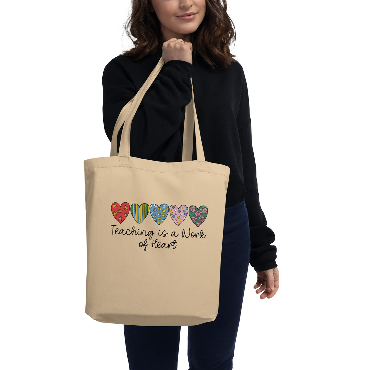 Teaching is a Work of Heart Teacher Eco Tote - teachngear