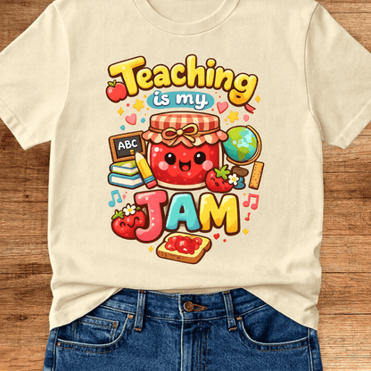 Teaching is my Jam 2 Teacher T-Shirt - teachngear