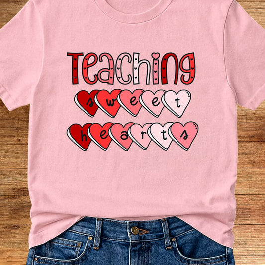 Teaching Sweethearts Teacher T-Shirt - teachngear