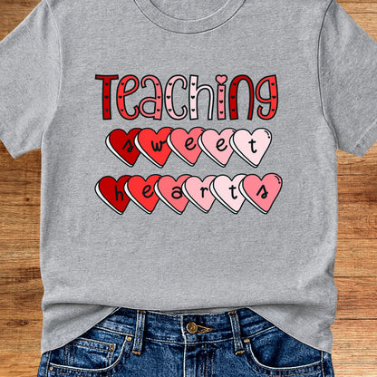 Teaching Sweethearts Teacher T-Shirt - teachngear