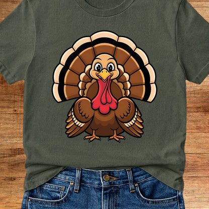 Thanksgiving Turkey Teacher Shirt - teachngear