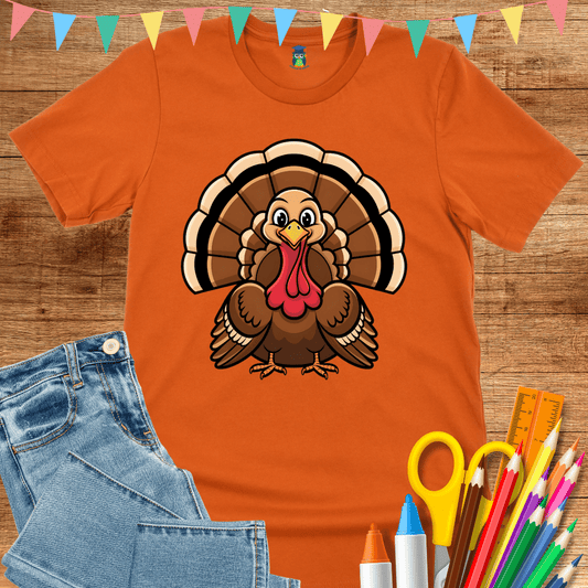 Thanksgiving Turkey Teacher Shirt - teachngear