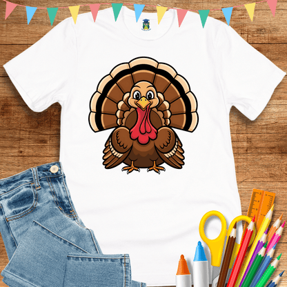 Thanksgiving Turkey Teacher Shirt - teachngear