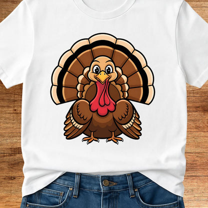 Thanksgiving Turkey Teacher Shirt - teachngear