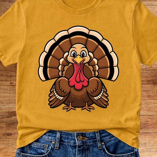 Thanksgiving Turkey Teacher Shirt - teachngear