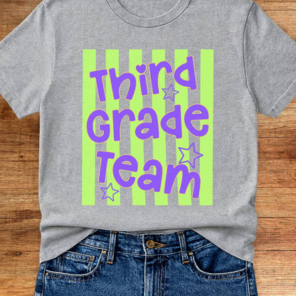 Third Grade Team Teacher T-Shirt - teachngear