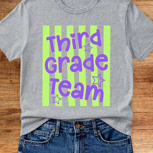 Third Grade Team Teacher T-Shirt - teachngear