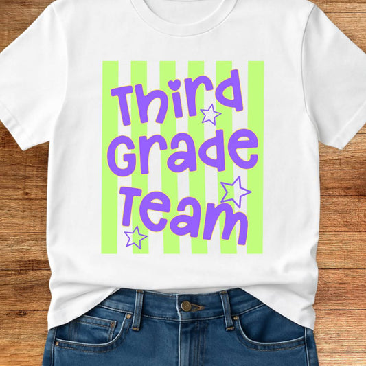 Third Grade Team Teacher T-Shirt - teachngear