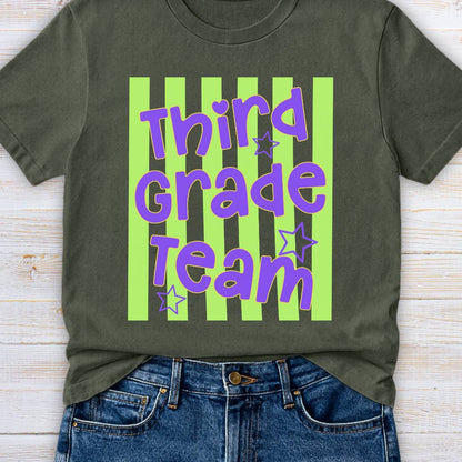 Third Grade Team Teacher T-Shirt - teachngear