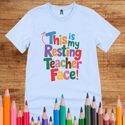 This is my Resting Teacher Face Teacher Shirt - teachngear