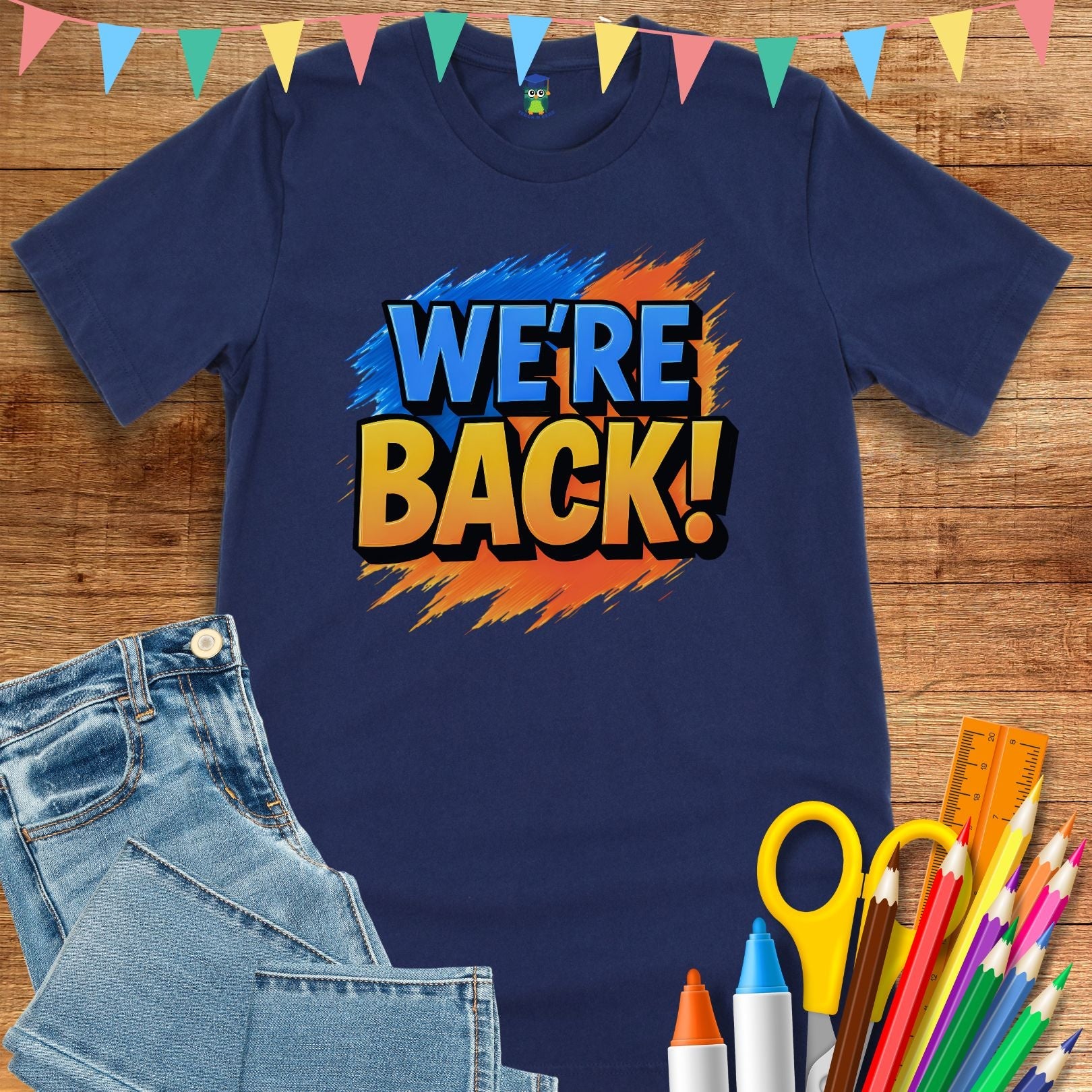 We're Back Teacher T-Shirt - teachngear