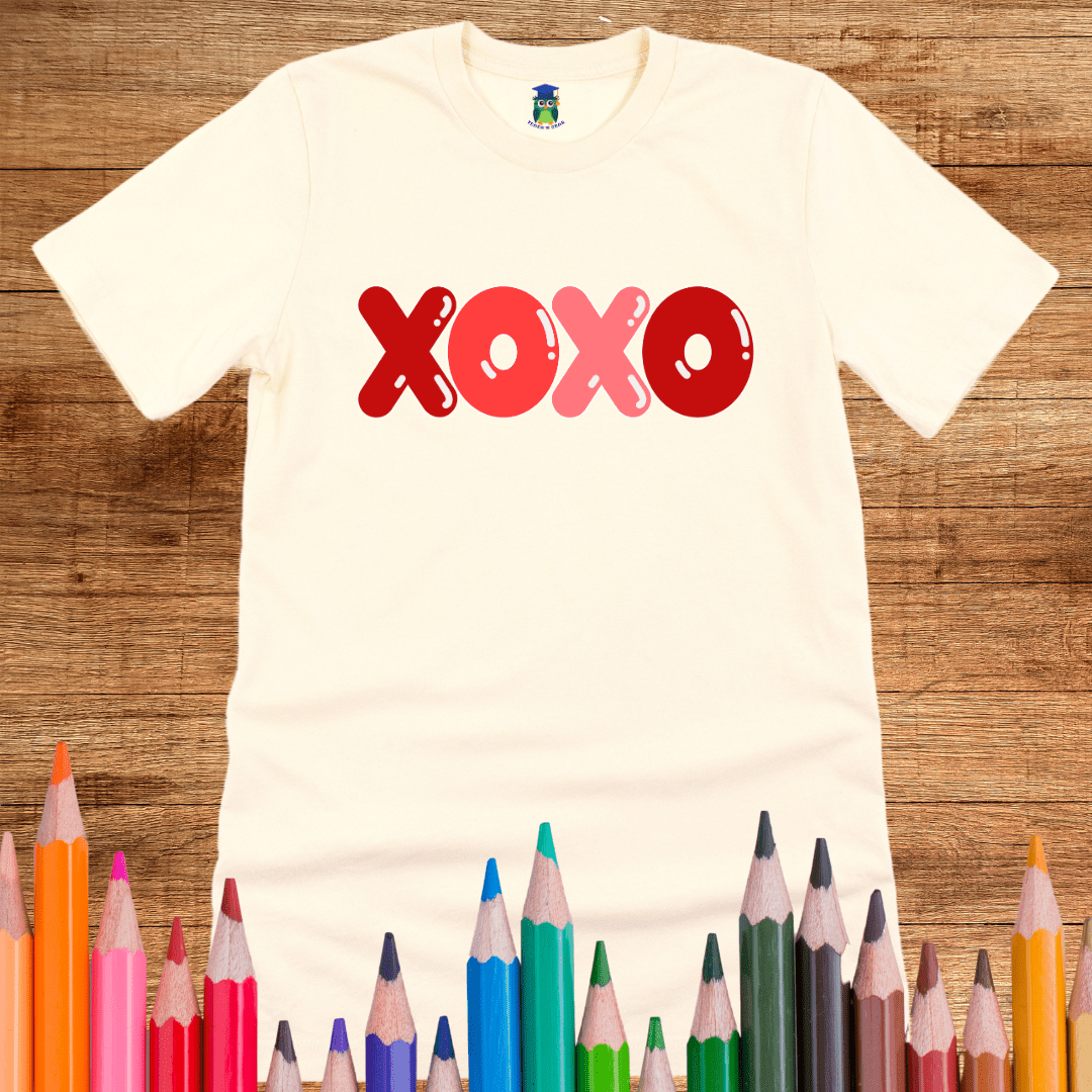 XOXO Teacher T-Shirt - teachngear