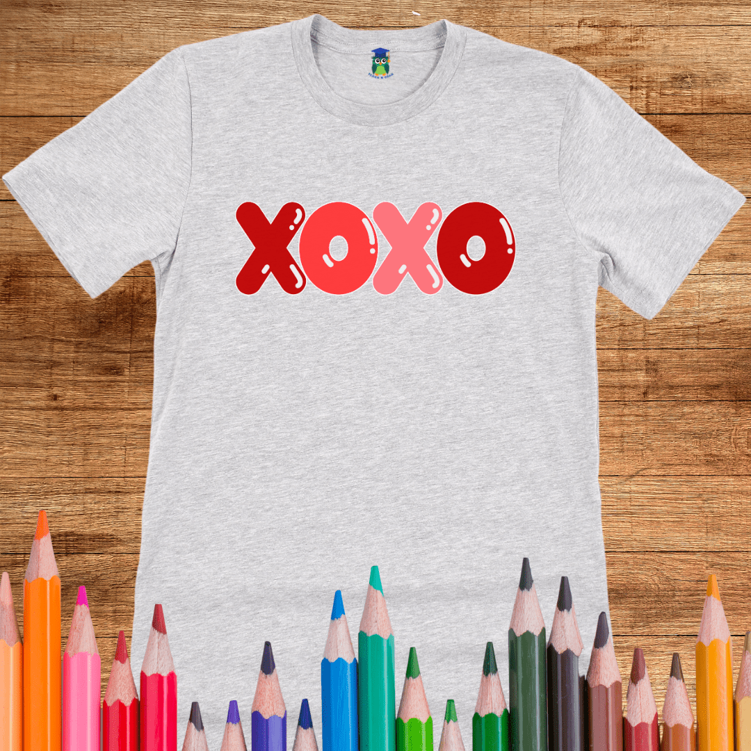 XOXO Teacher T-Shirt - teachngear