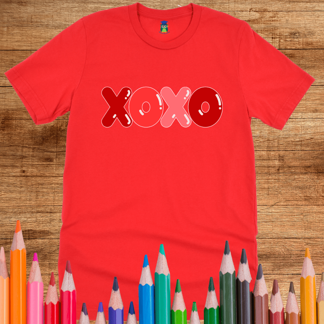 XOXO Teacher T-Shirt - teachngear