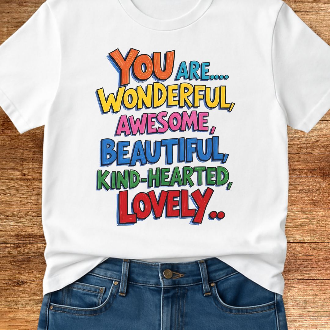 You are Wonderful Teacher T-Shirt - teachngear