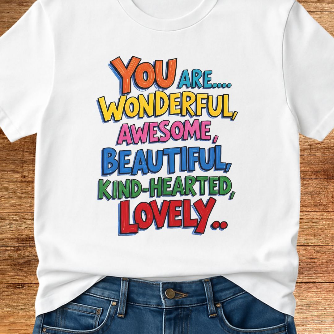 You are Wonderful Teacher T-Shirt - teachngear