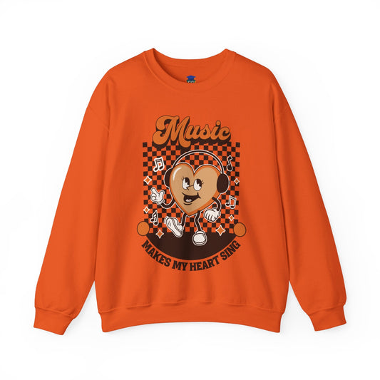 Heart Sing Music Teacher Sweatshirt - teachngear