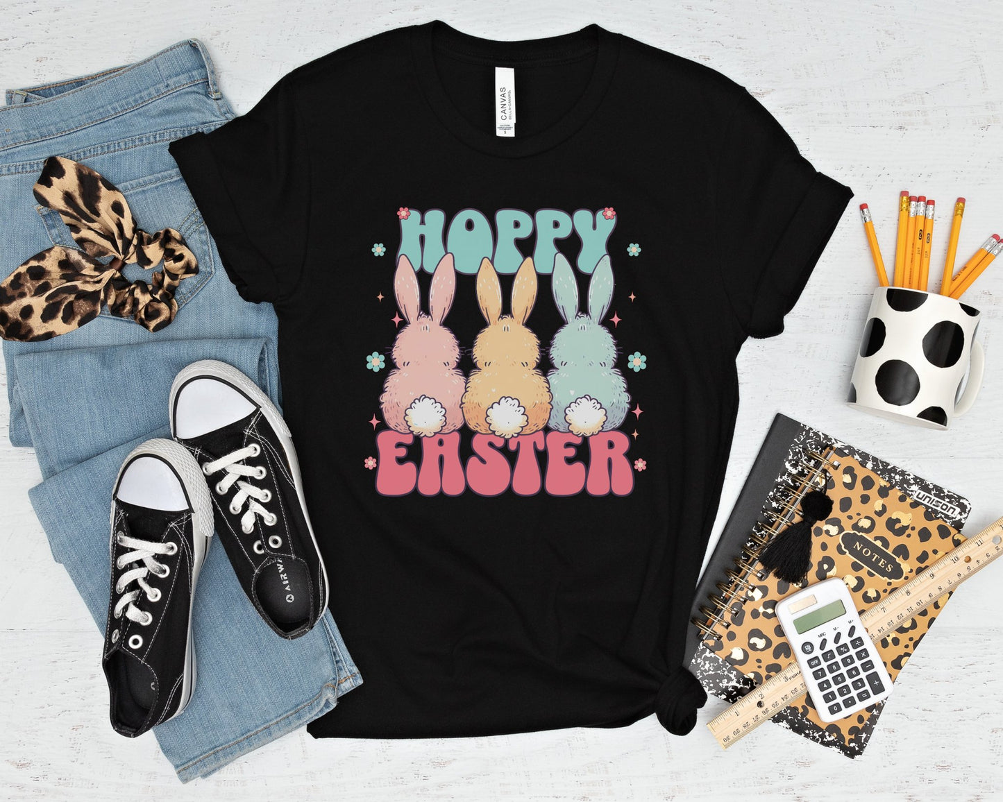 Hoppy Easter Teacher Shirt - teachngear